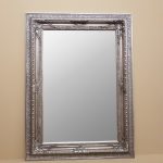 Distressed Antique Silver Mirror