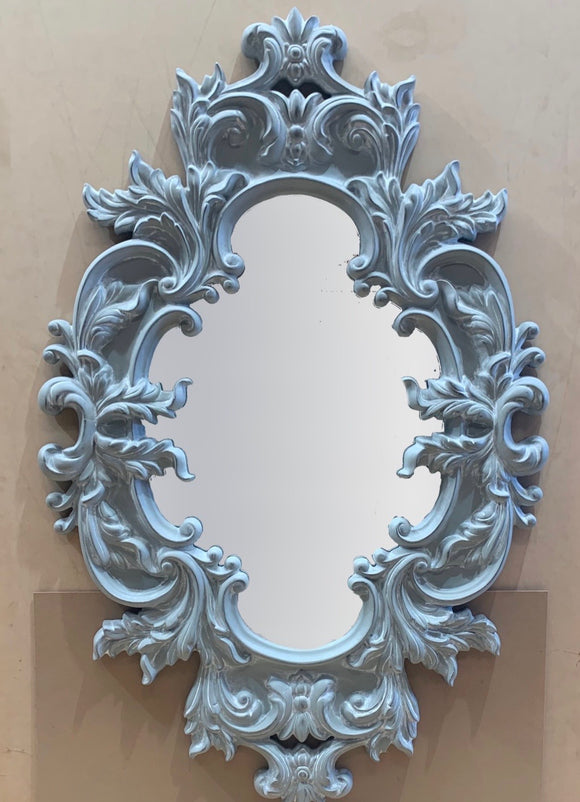 Ornate Greyish Mirror